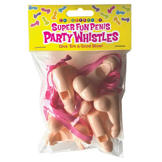 Super Fun Penis Party Whistles 6pk My Store