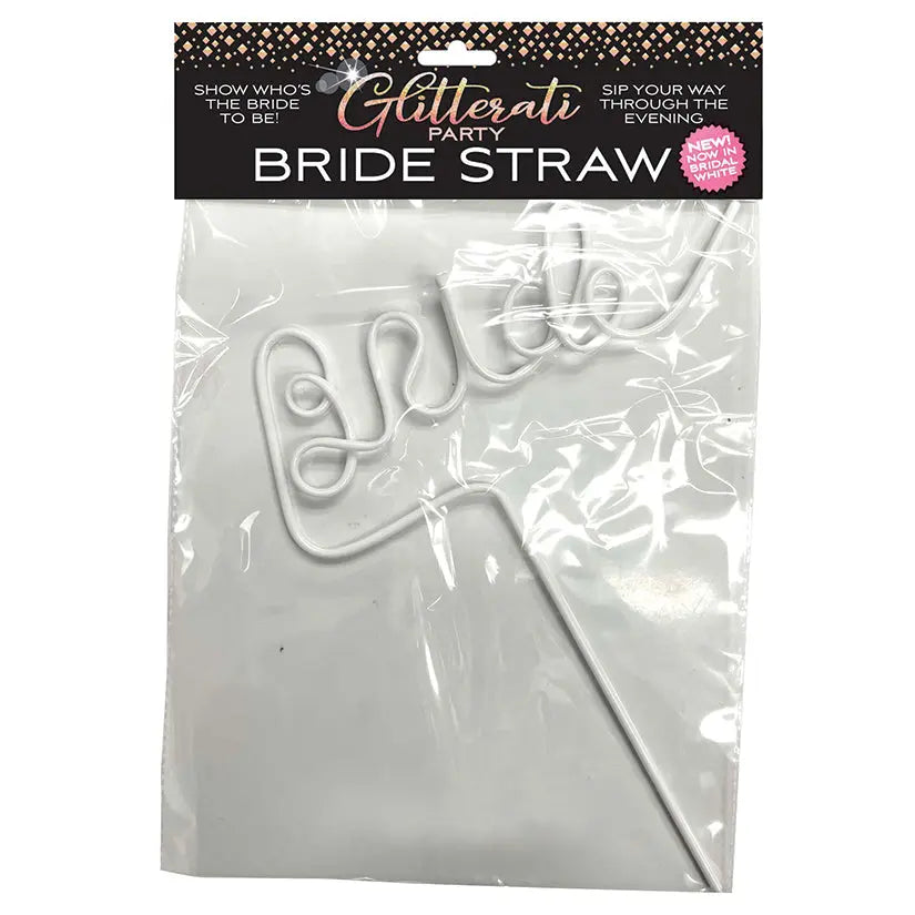 Glitterati Bride Straw-White My Store
