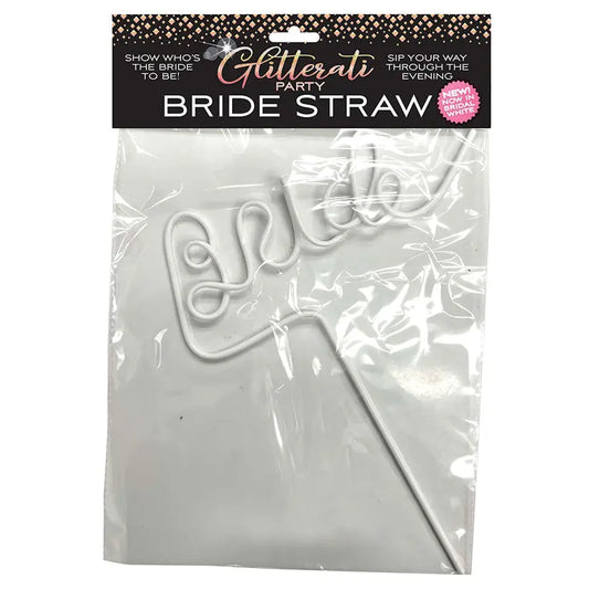 Glitterati Bride Straw-White My Store