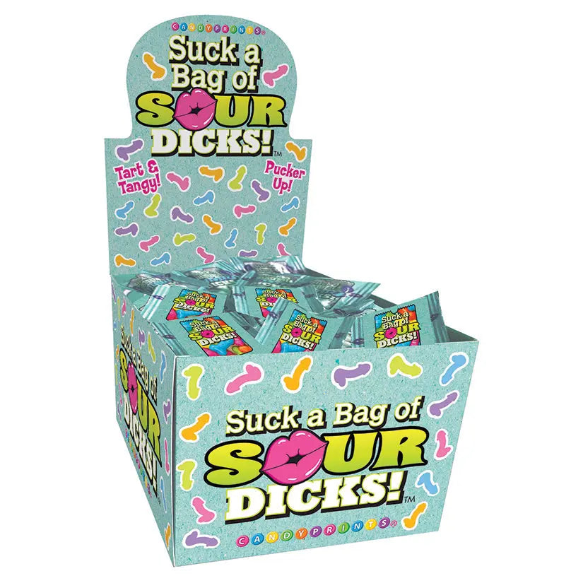 Suck a Bag of Sour Dicks Display of 100pcs My Store
