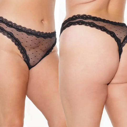 Coquette Panty-Black O/S X-Boxed My Store