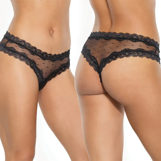 Coquette Panty-Black O/S-Boxed My Store