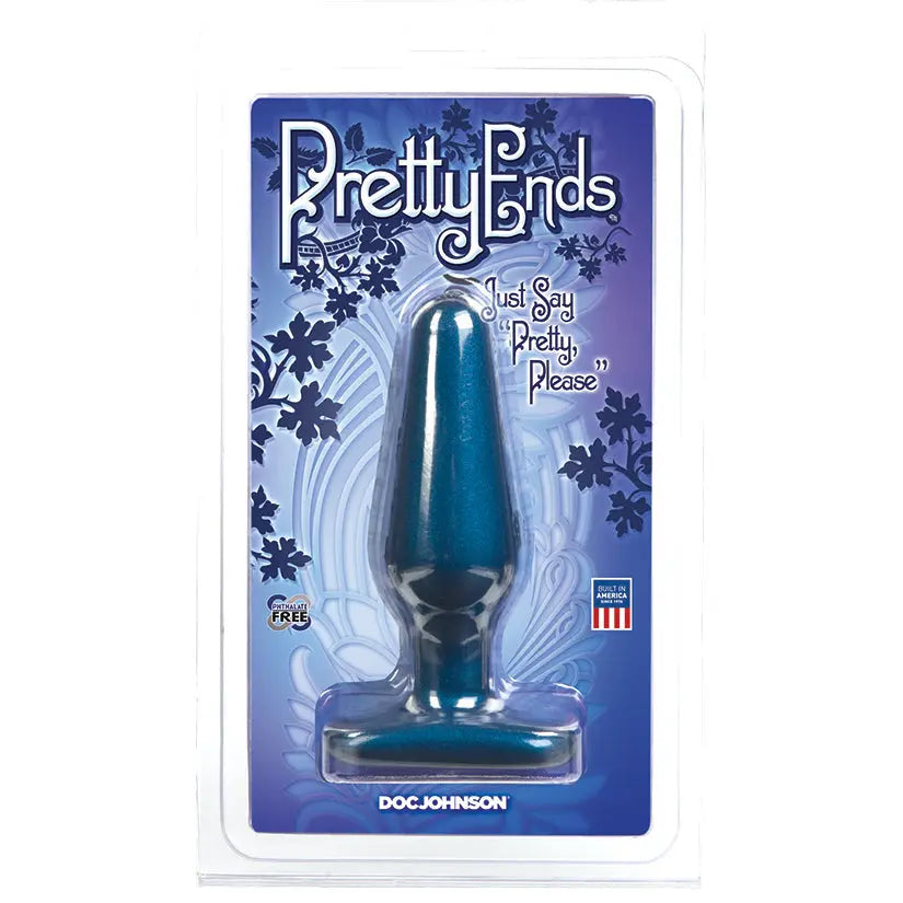 Pretty Ends Iridescent Butt Plug Medium-Midnight Blue My Store