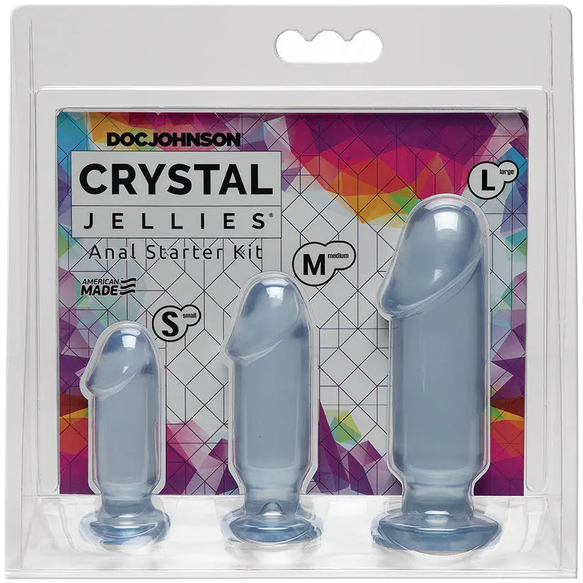 Crystal Jellies Anal Starter Kit-Grey My Store