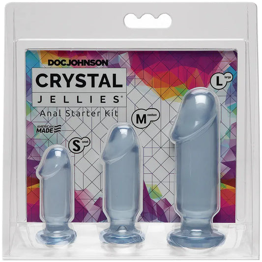 Crystal Jellies Anal Starter Kit-Grey My Store