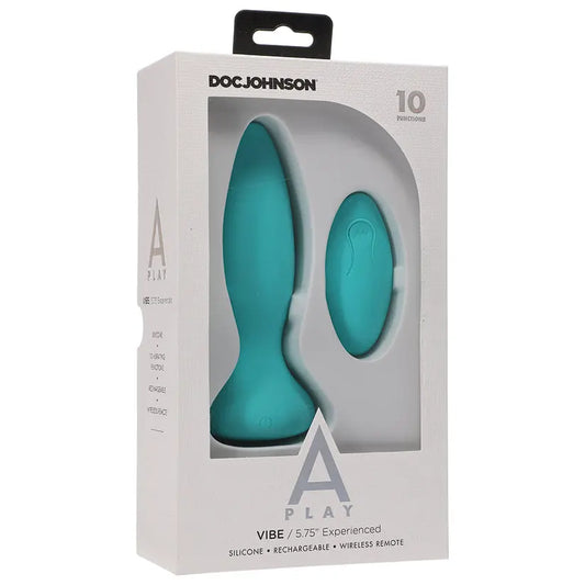 A-Play Vibe Experienced Rechargeable Plug-Teal My Store
