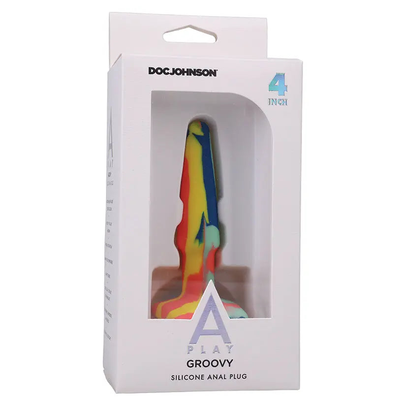 A-Play Groovy Silicone Anal Plug-Sunrise 4 My Store