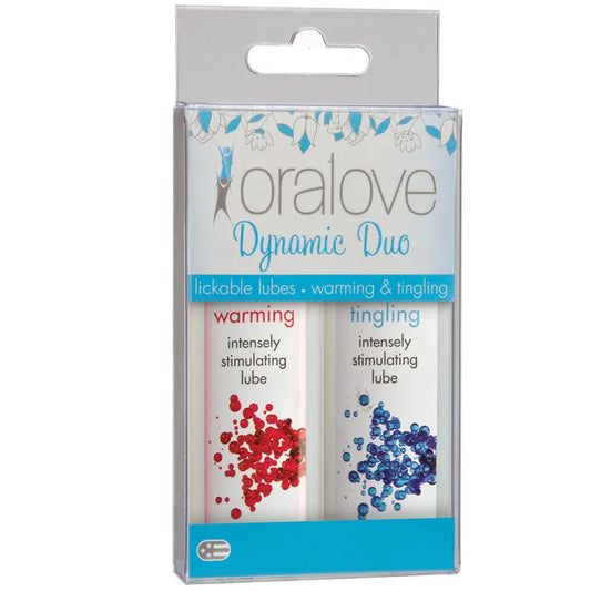 Oralove Dynamic Duo Lube-Warming & Tingling My Store