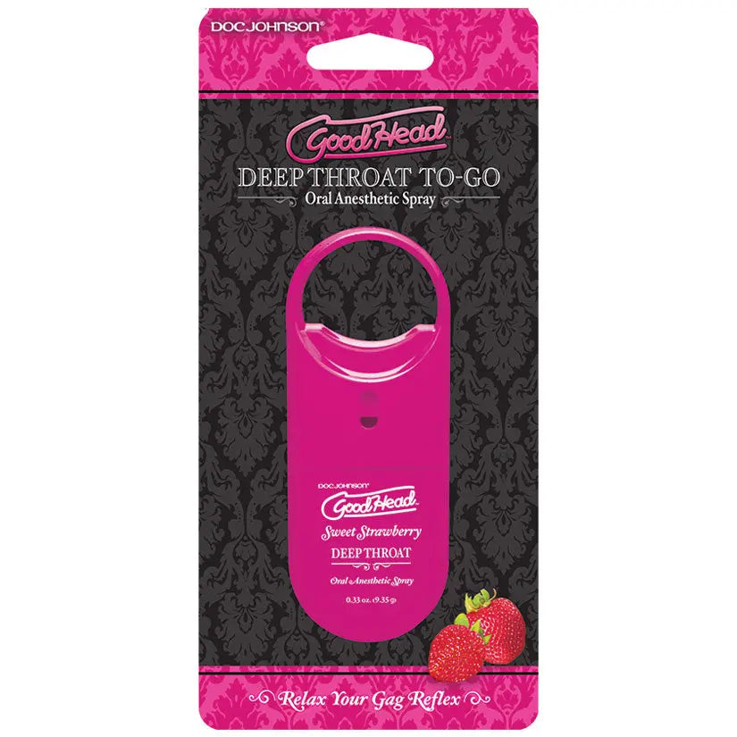 GoodHead Deep Throat Spray To Go-Strawberry .33oz My Store