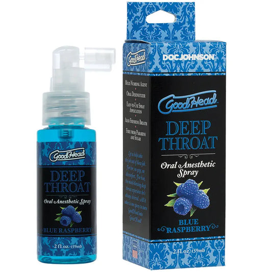 GoodHead Deep Throat Spray-Blue Raspberry My Store