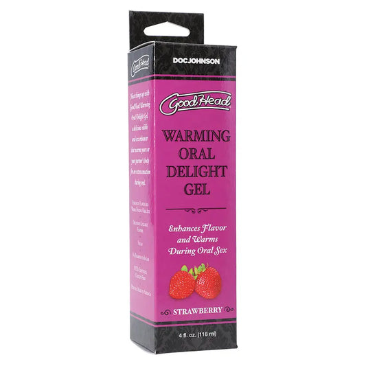 GoodHead Warming Head Oral Delight Gel-Strawberry 4oz My Store