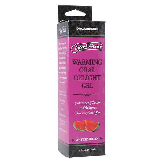 GoodHead Warming Head Oral Delight Gel Watermelon 4oz My Store