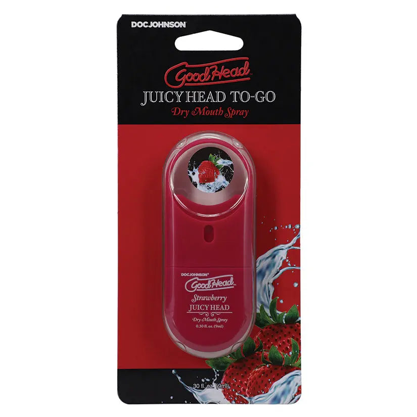 GoodHead Juicy Head Dry Mouth Spray To Go-Strawberry 0.30oz My Store