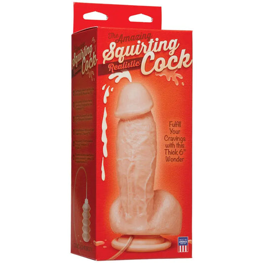 Squirting Realistic Cock Vanilla 6 My Store