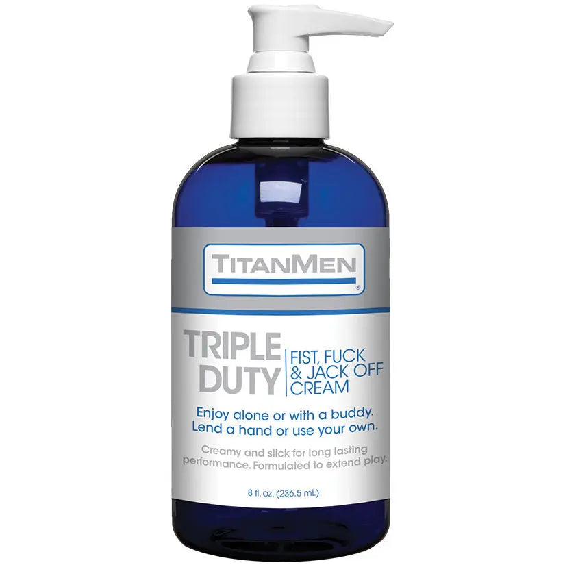 TitanMen Triple Duty Fist, Fuck & Jack Off Cream 8oz My Store