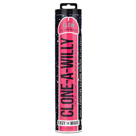 Clone-A-Willy Glow In The Dark Vibe Kit-Pink My Store