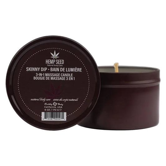 Earthly Body 3-in-1 Massage Candle-Skinny Dip 6oz My Store