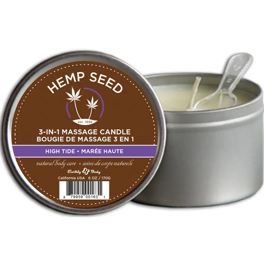 Earthly Body 3-in-1 Massage Candle-High Tide 6oz My Store