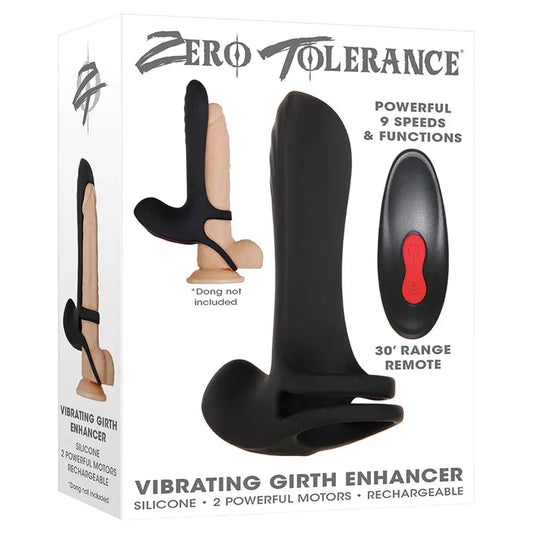 Zero Tolerance Vibrating Girth Enhancer-Black My Store