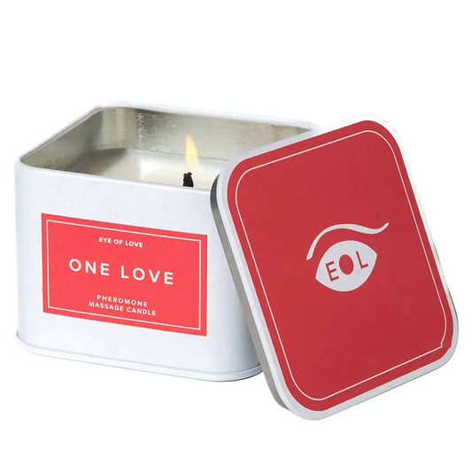 Eye of Love Pheromone Massage Candle-One Love 6oz My Store