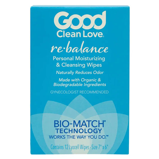 Good Clean Love Rebalance Wipes 12-Count Box My Store