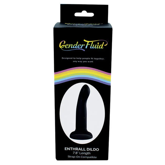 Gender Fluid Enthrall Strap On Dildo-Black 7.8 My Store