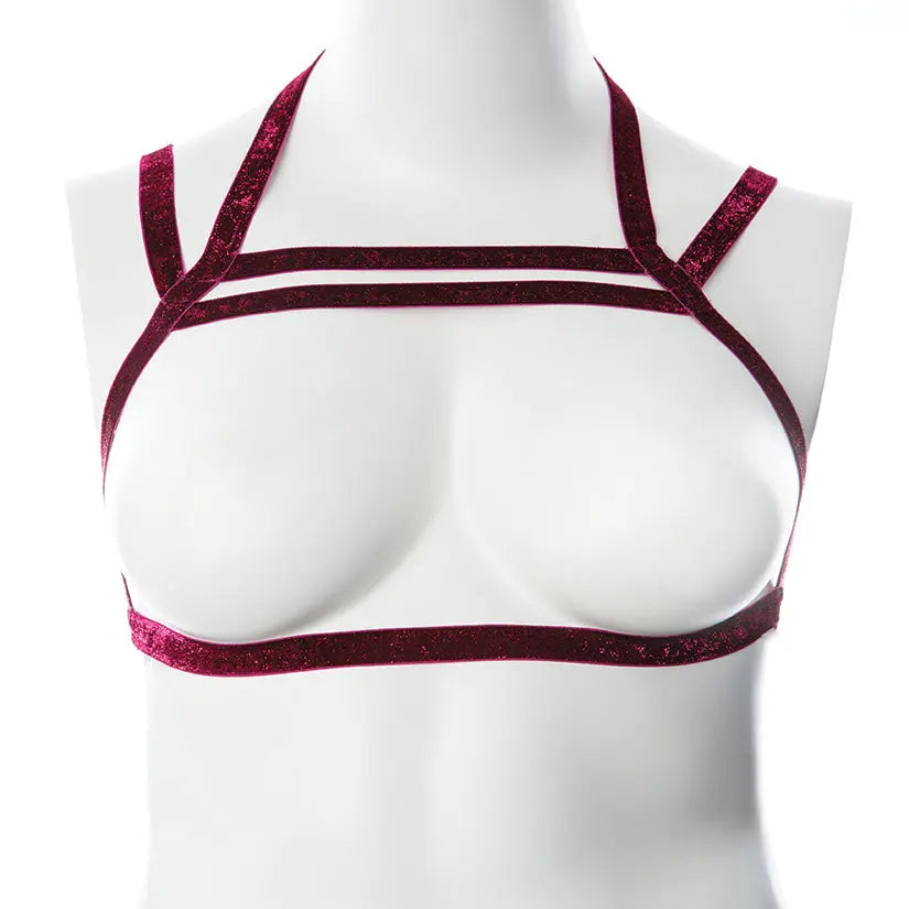 Gender Fluid Sugar Coated Harness-Raspberry Glitter L-XXL-Boxed My Store