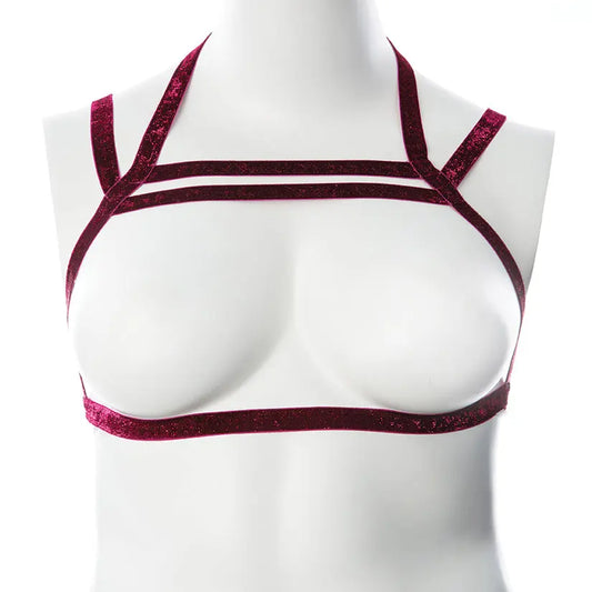 Gender Fluid Sugar Coated Harness-Raspberry Glitter L-XXL-Boxed My Store