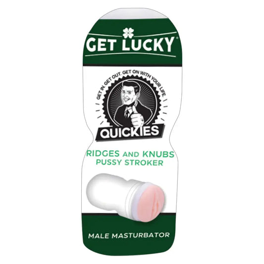 Get Lucky Quickies Ridges and Knubs Pussy Stroker Male Masturbator My Store