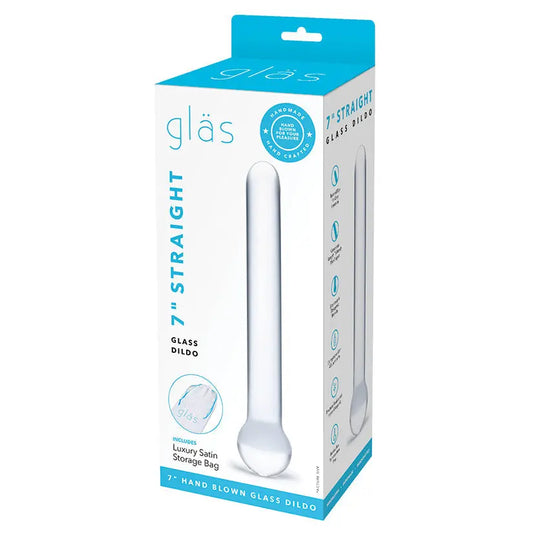 Glas 7" Straight Glass Dildo My Store