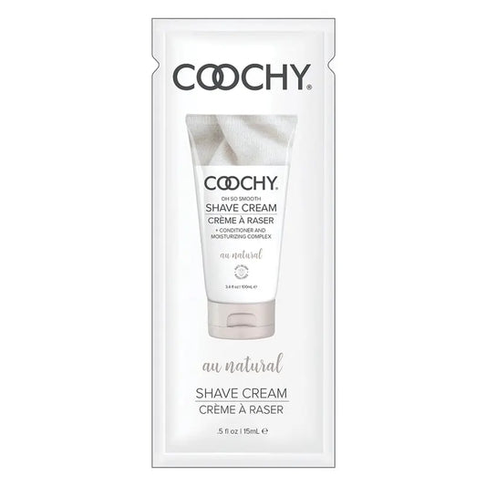 Coochy Shave Cream-Au Natural 15ml Foil My Store