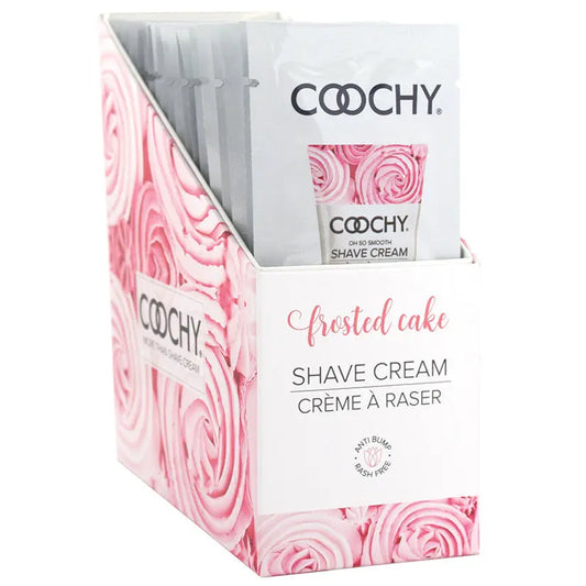 Coochy Shave Cream-Frosted Cake 15ml Foil Display of 24 My Store