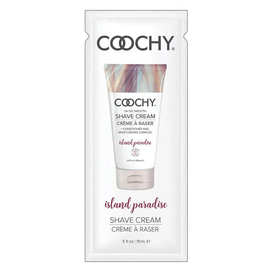 Coochy Shave Cream-Island Paradise 15ml Foil My Store