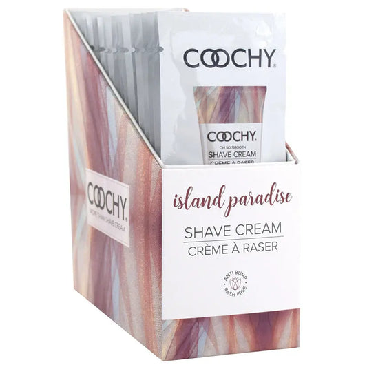 Coochy Shave Cream-Island Paradise 15ml Foil Display of 24 My Store