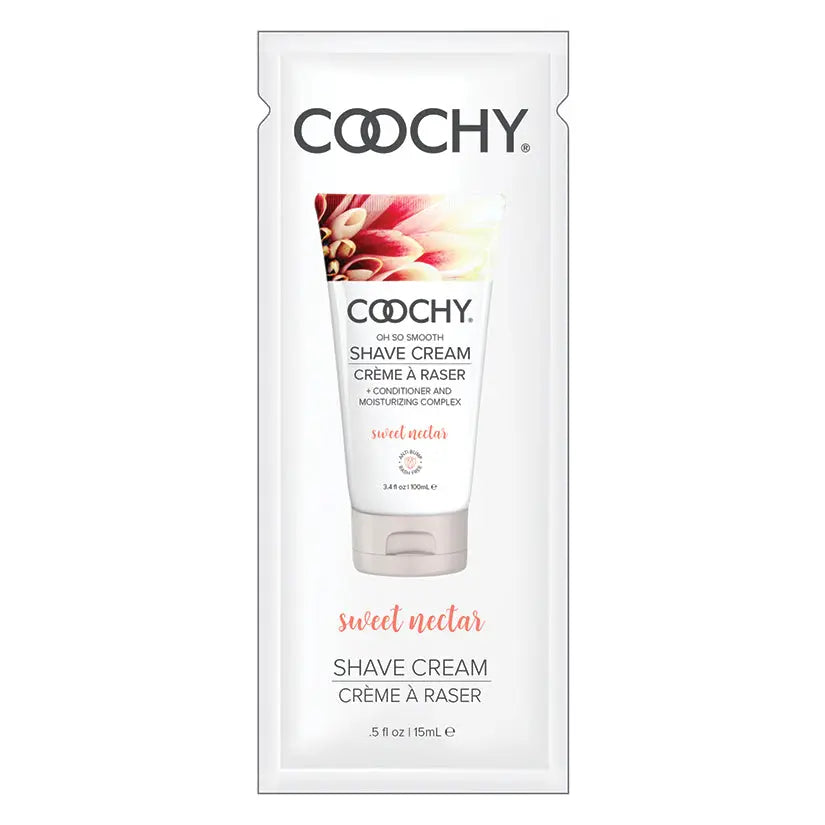 Coochy Shave Cream-Sweet Nectar 15ml Foil My Store