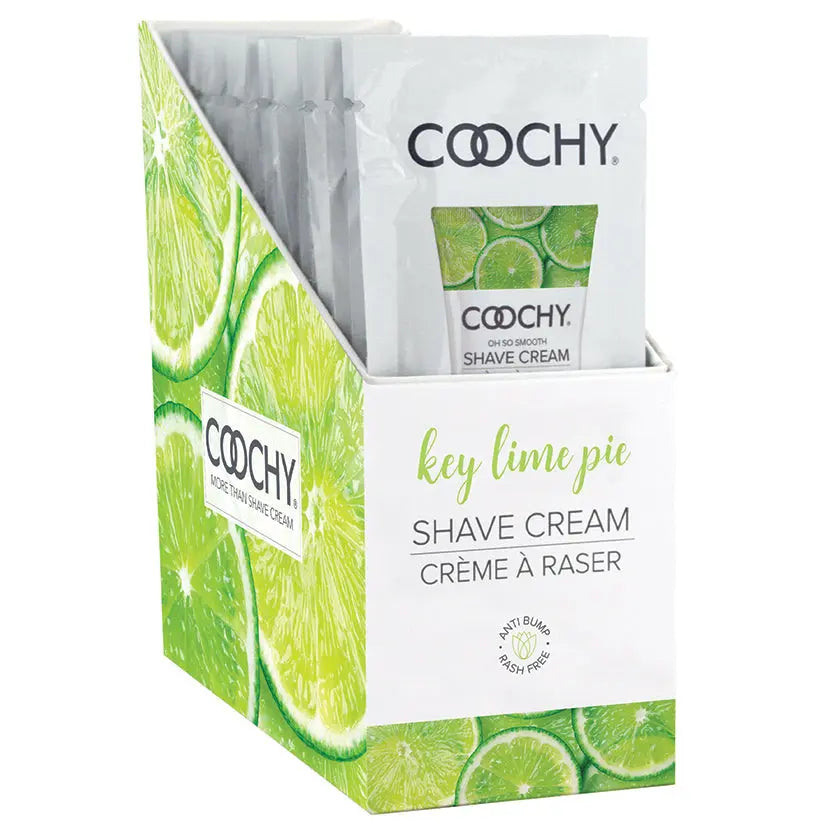 Coochy Shave Cream-Key Lime Pie 15ml Foil Display of 24 My Store