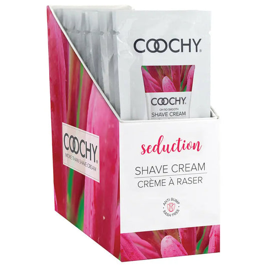 Coochy Shave Cream-Seduction 15ml Foil Display of 24 My Store
