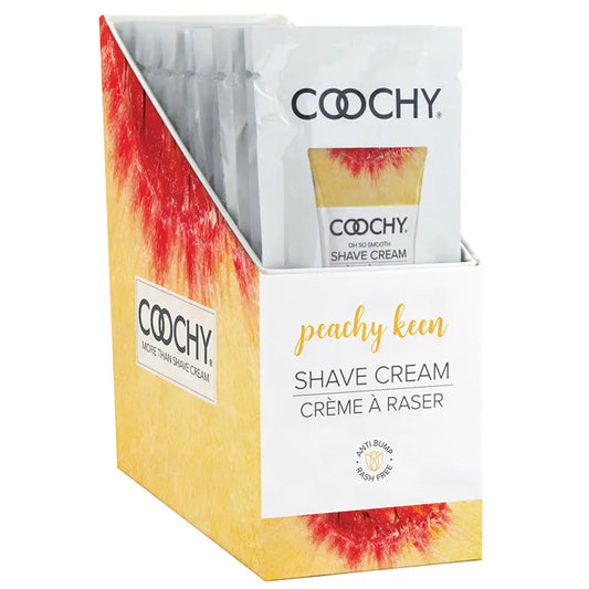 Coochy Shave Cream-Peachy Keen 15ml Foil Display of 24 My Store