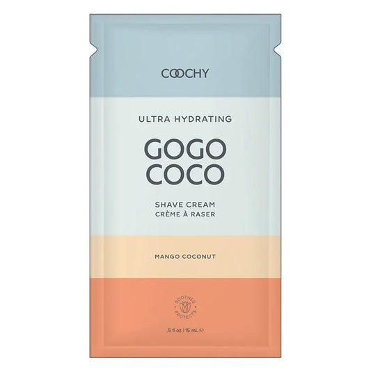 Coochy Ultra Gogo Coco Hydrating Shave Cream-Mango Coconut 10ml Foil My Store