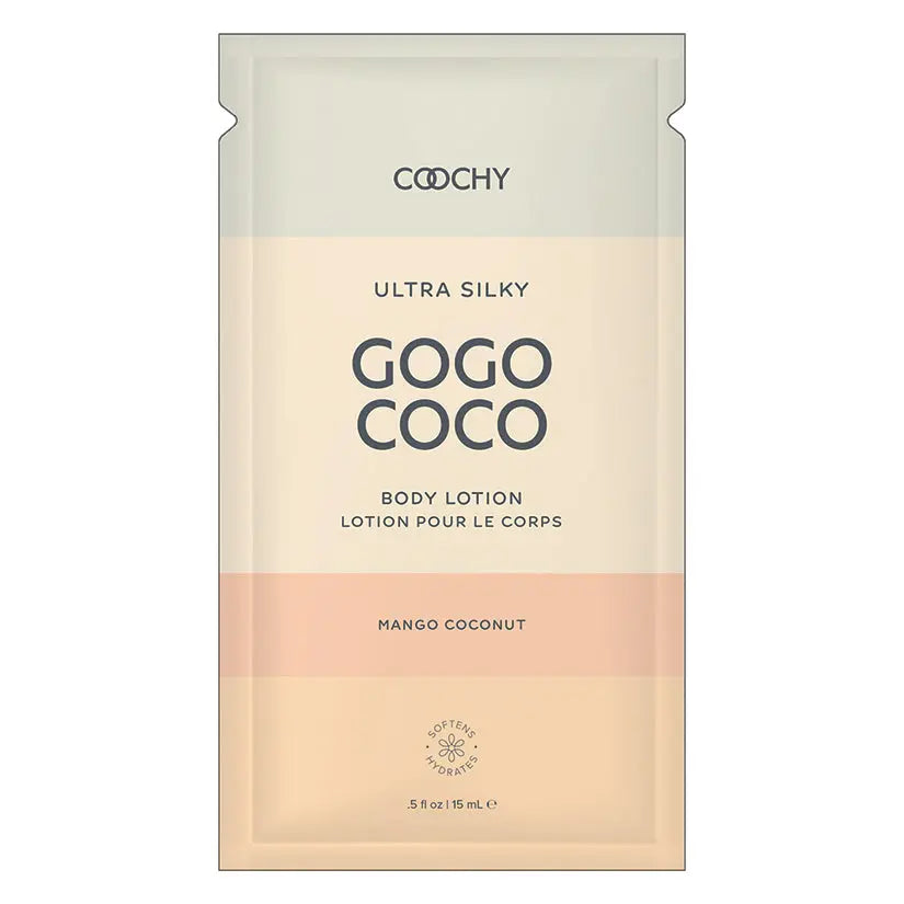 Coochy Ultra Gogo Coco Silky Body Lotion-Mango Coconut 10ml Foil My Store