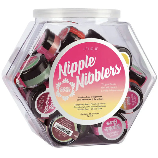 Jelique Nipple Nibblers Cool Tingle Balm-Assorted Bowl of 36 (3g) My Store