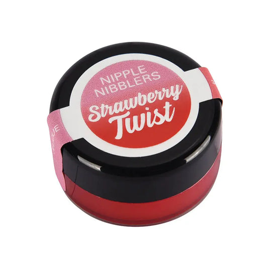 Jelique Nipple Nibblers Cool Tingle Balm-Strawberry Twist (Bulk Pack/144Pcs) 3g My Store