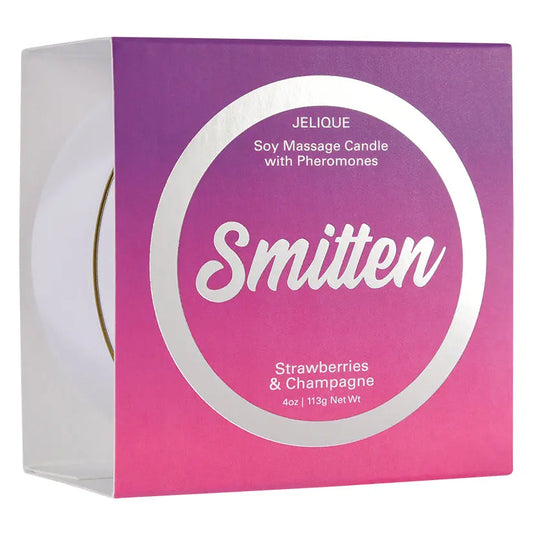 Jelique Massage Candle Smitten Strawberry & Champagne 4oz My Store