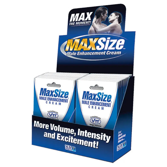 MAX Size Male Enhancement Cream Packs-Display of 24 My Store