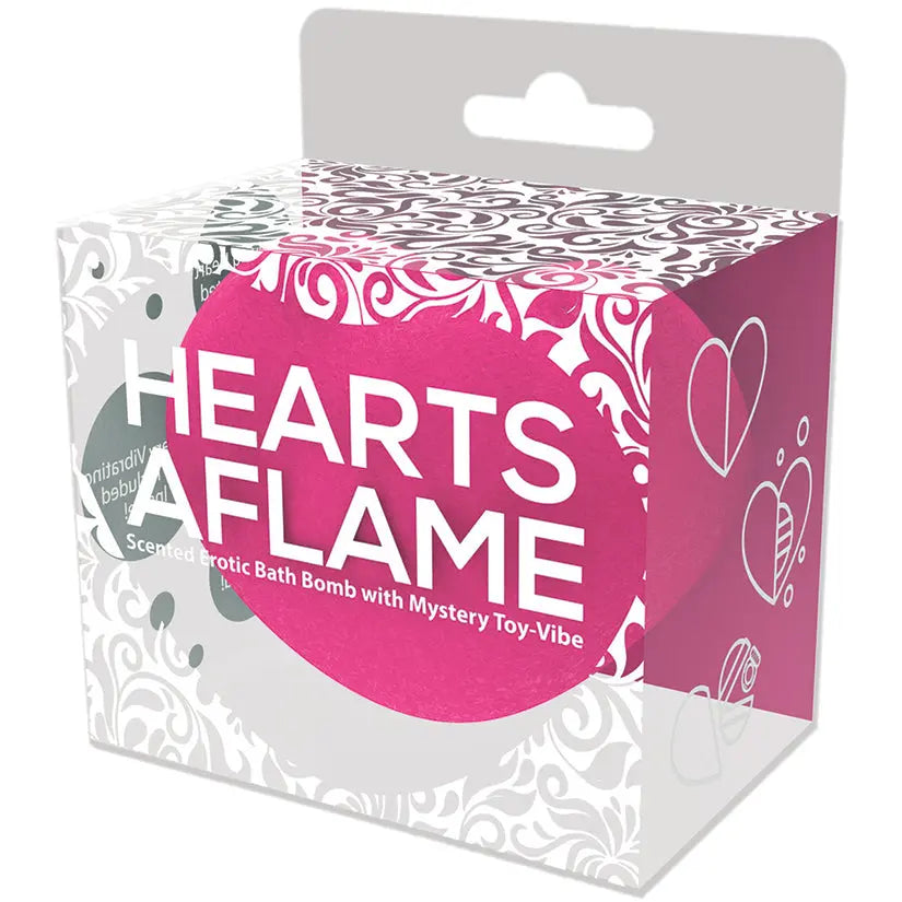 Hearts A Flame Erotic Lovers Bath Bomb w/ Vibe Inside My Store