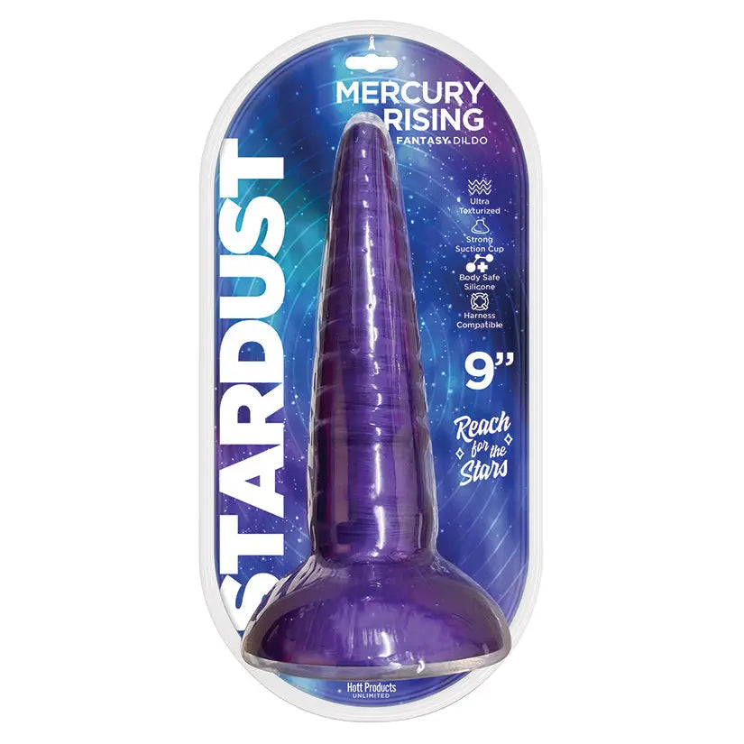 Stardust Neptune Rising Silicone Dildo-Purple 7 My Store