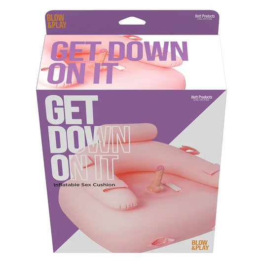 Get Down On It Inflatable Cushion with Wire Controller Dildo My Store