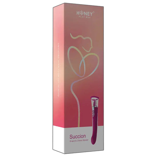 Honey Play Box Succion 3in1 Clitoral Sucking G Spot Vibrator-Wine My Store