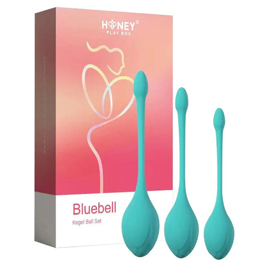 Honey Play Box Bluebell Floral Kegel Ball Exercise Set My Store