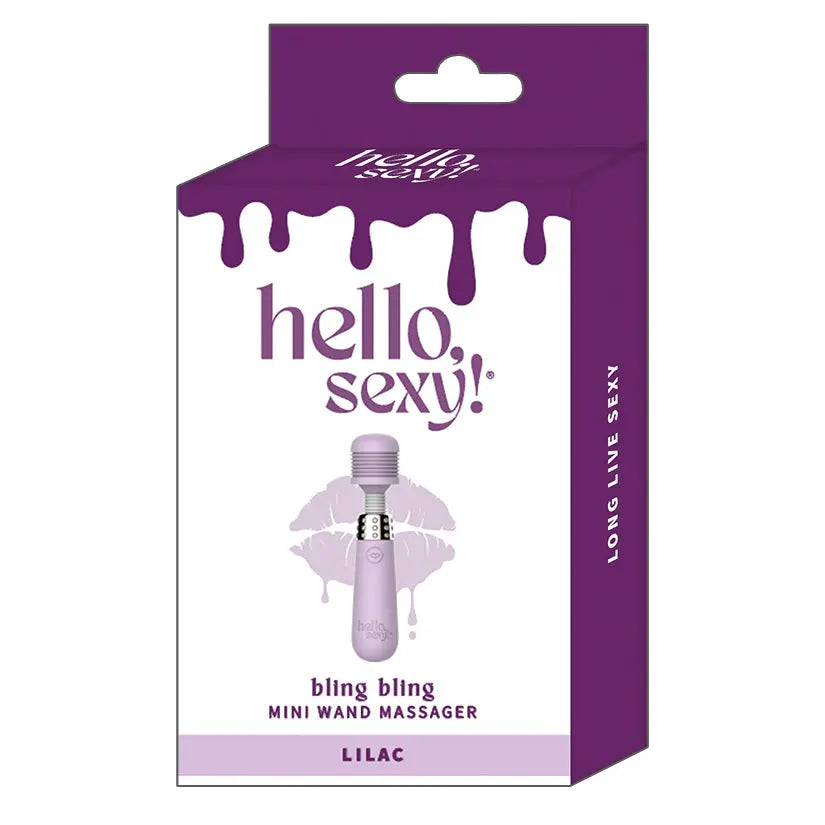 Hello Sexy Bling Bling Mini Wand-Lilac My Store